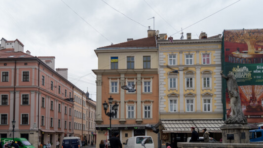 Kamienice rynek Lwów