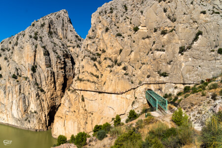 Koniec wąwozu Caminito del Rey